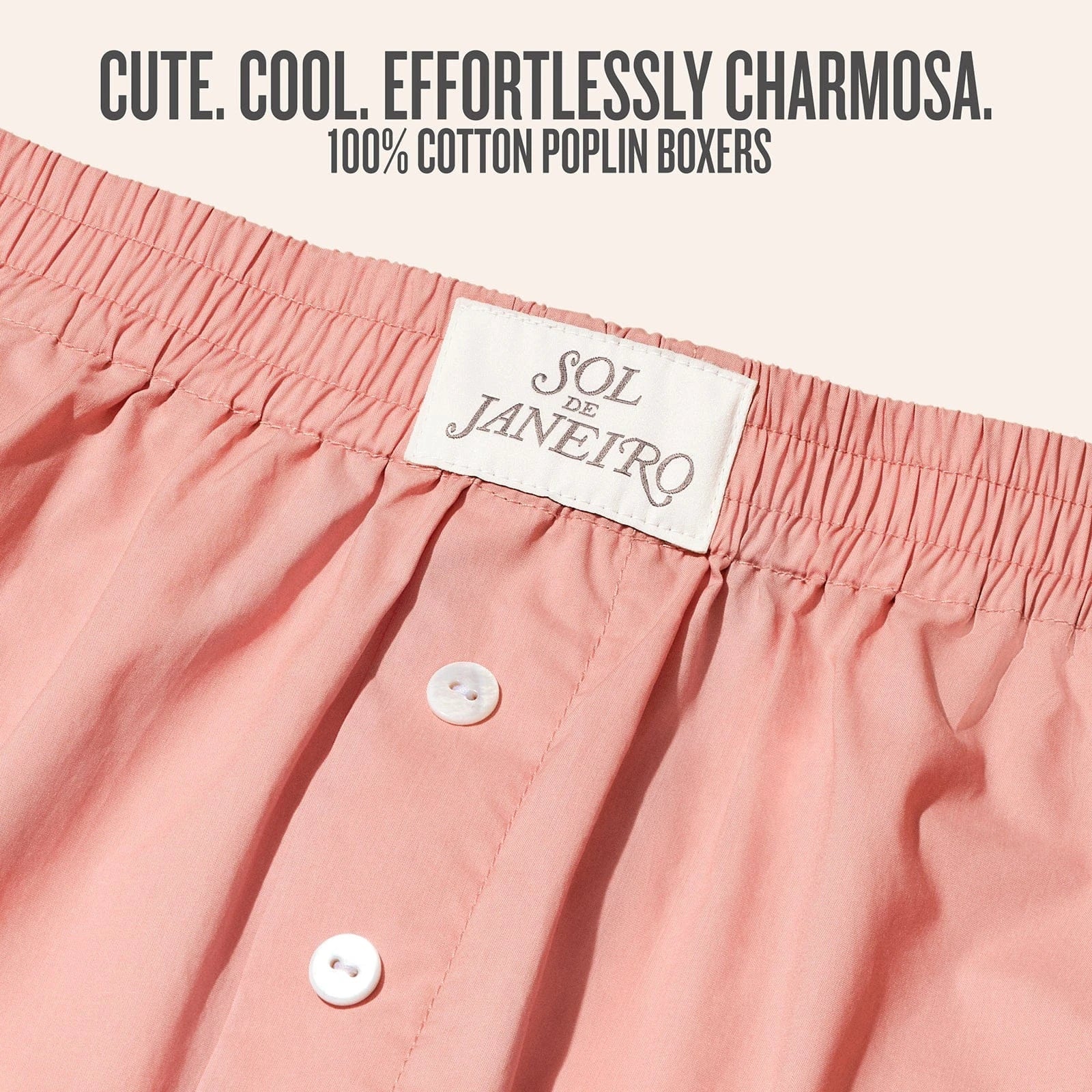 Rosa Poplin Boxer Shorts - Image 2